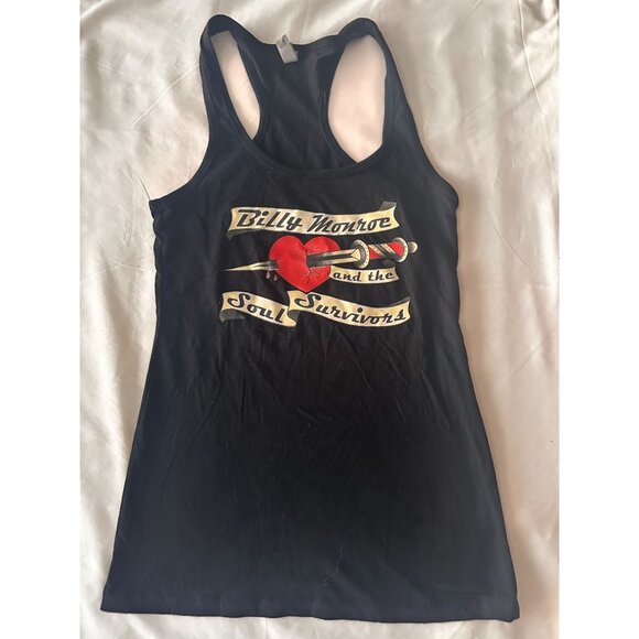 Next Level Apparel black racerback tank Billy Monroe and the Soul Survivors Med - Picture 1 of 3